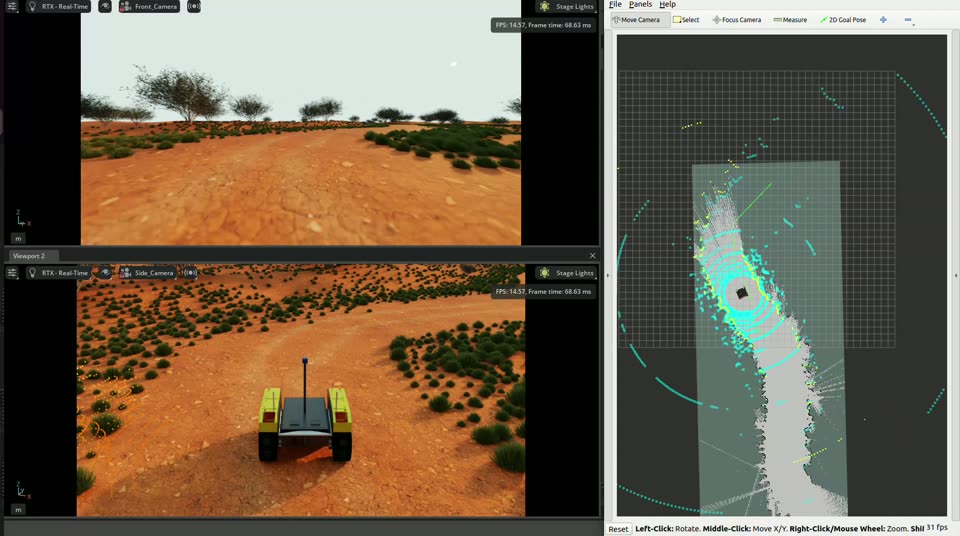 UGV Hardware-in-the-Loop Simulation at 0:33